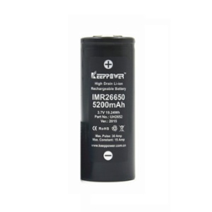 Keeppower 26650 5200mAh 30A Li-Ion Battery