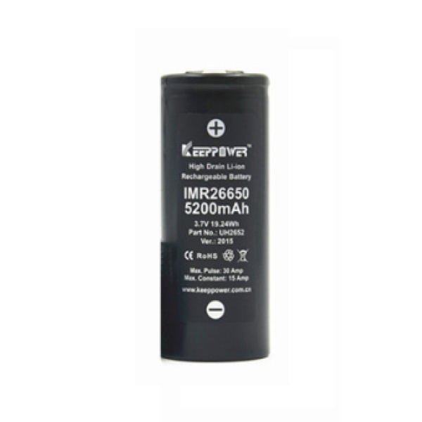 Keeppower 26650 5200mAh 30A Li-Ion Battery